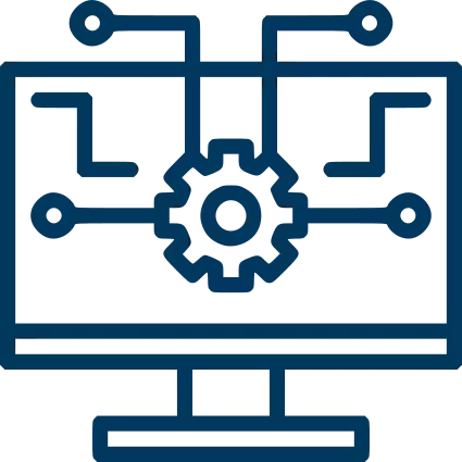 Ícone Implantação de softwares e sistemas